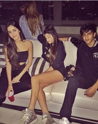 Alanna Panday with Ananya Panday & Ahaan Panday