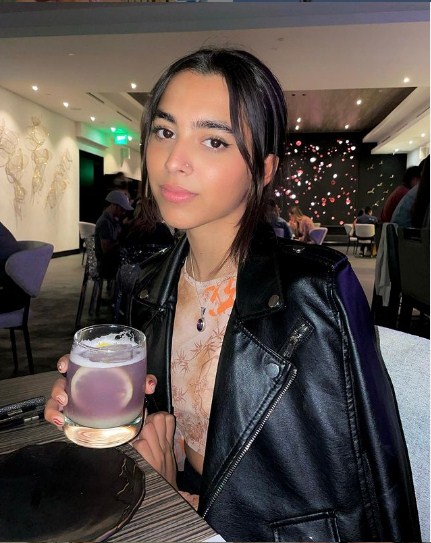 Aaliyah Kashyap Drinking