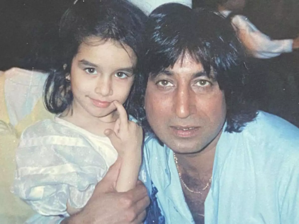 Shraddha Kapoor with her Dad Shakti Kapoor