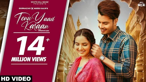 Jasmin Bhasin In Tenu Yaad Karaan Video Song