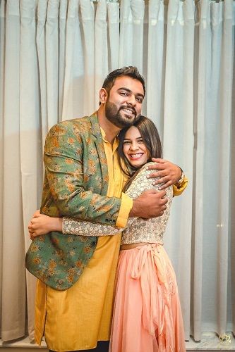 Ayushi Gupta with her brother