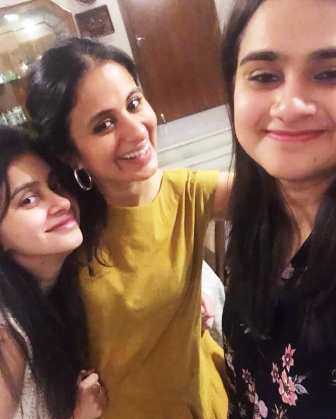 Rashika Dugal with her sisters