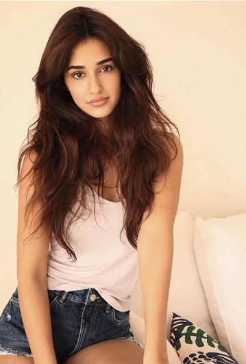 Disha Patani in white top and shorts