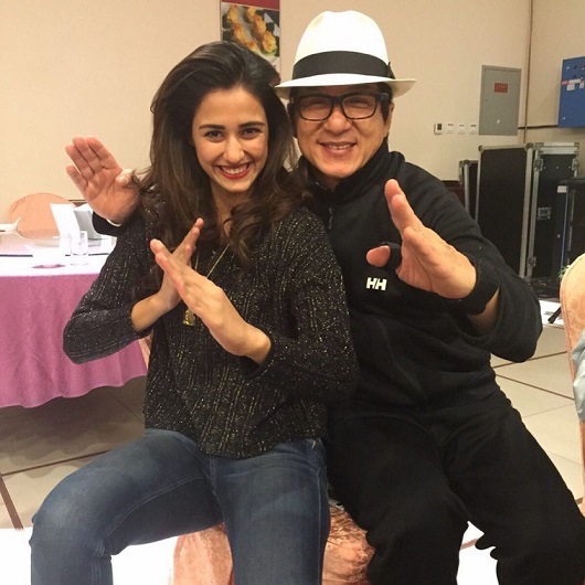 Disha Patani with Jackie chan Biographia