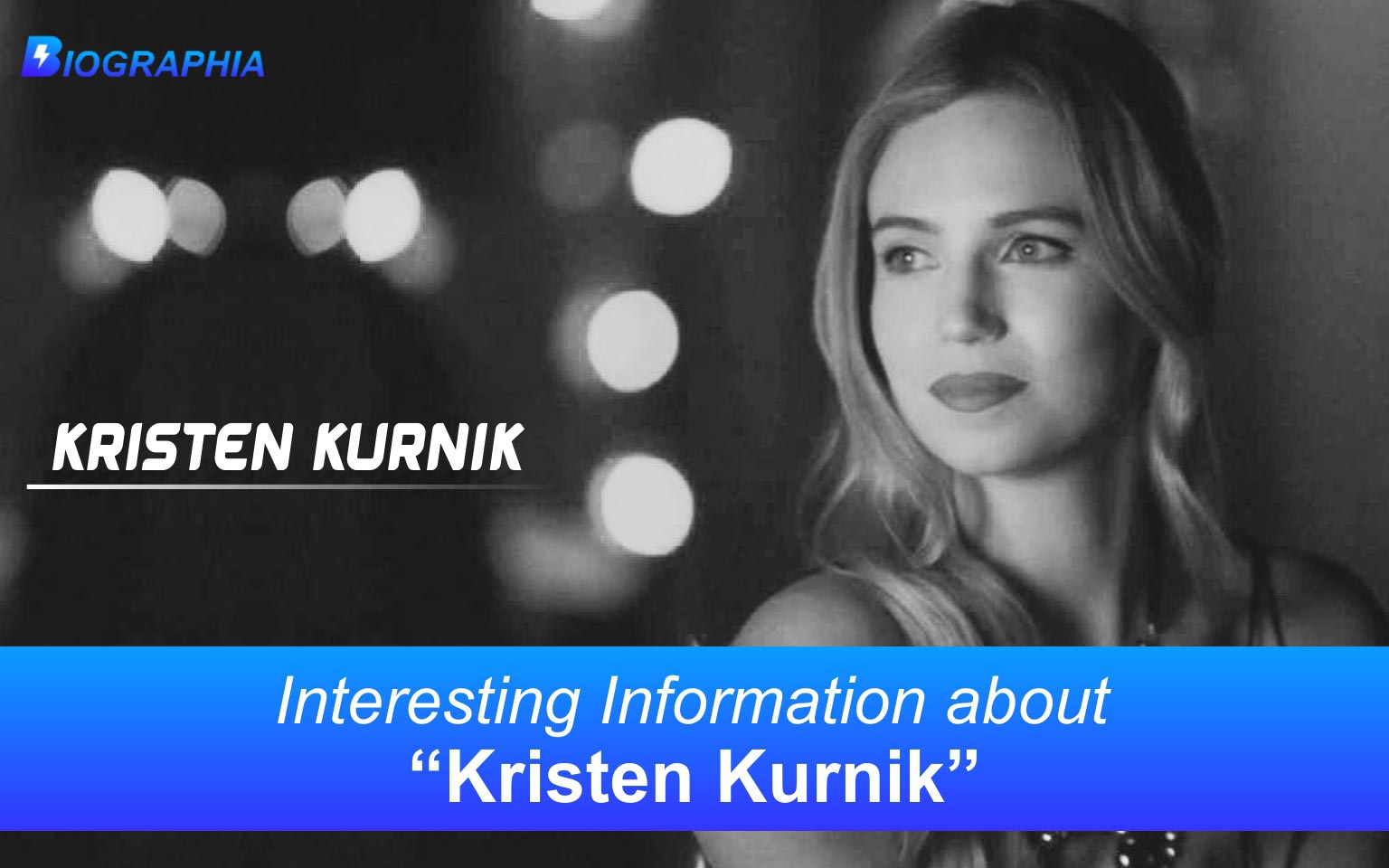 Kristen Kurnik — The Movie Database (TMDB)