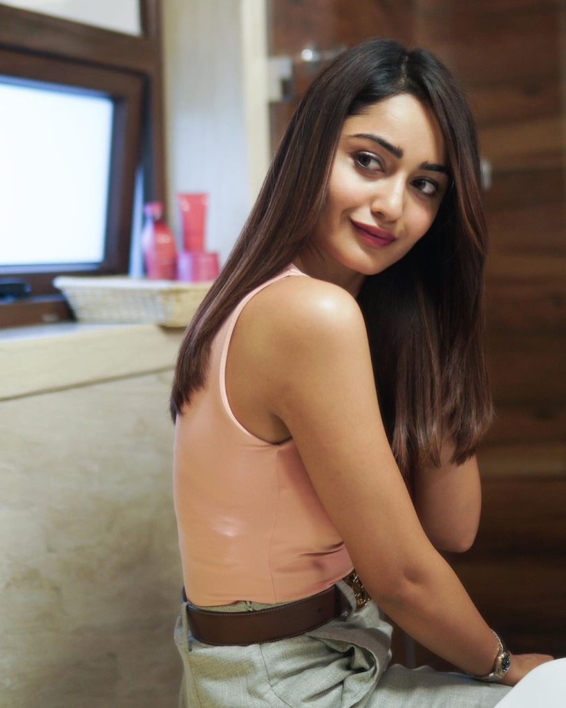 Sexy Tridha Choudhury in a pink camisole HD Image Biographia Biography