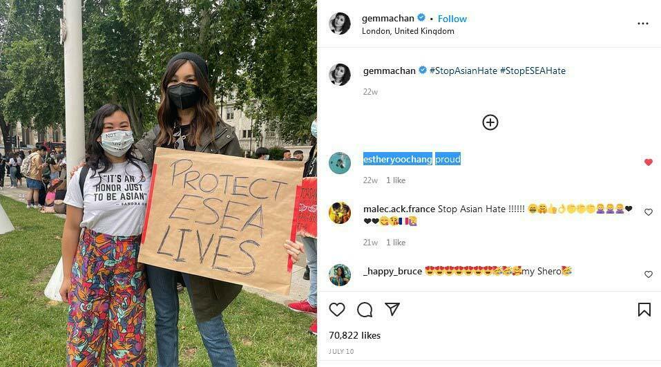 Gemma-Chan-Supporting-Stop-Asian-Hate-Campaign