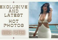 Featured Image of Hot Photos of Nora Fatehi in White Cocktail Dress Biography Biographia