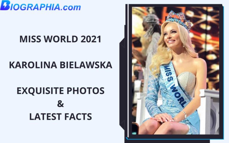 Featured Image of Miss World 2021 Karolina Bielawska looking Scintillating in Blue Mini Dress Biographia