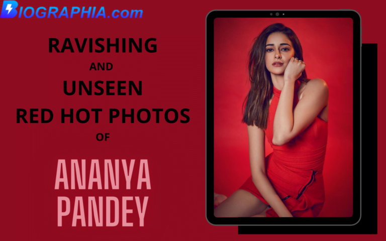 Featured Image of Ravishing and Unseen Red Hot Photos of Ananya Pandey Biographia