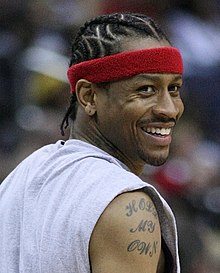 Allen Iverson headshot Picture Biography Biographia