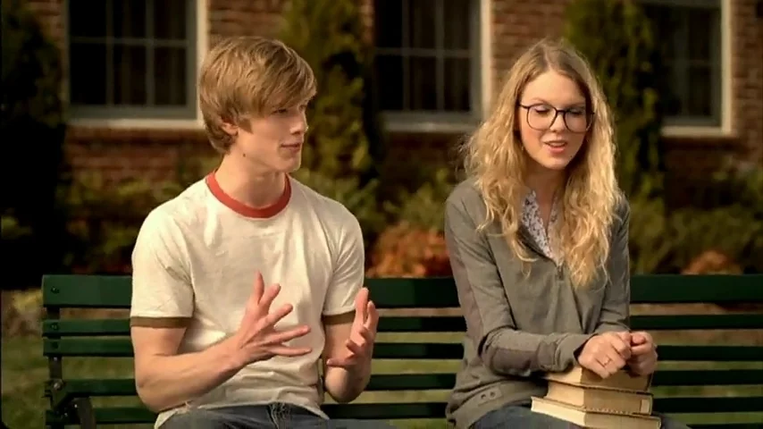 Lucas Till with Taylor Swift