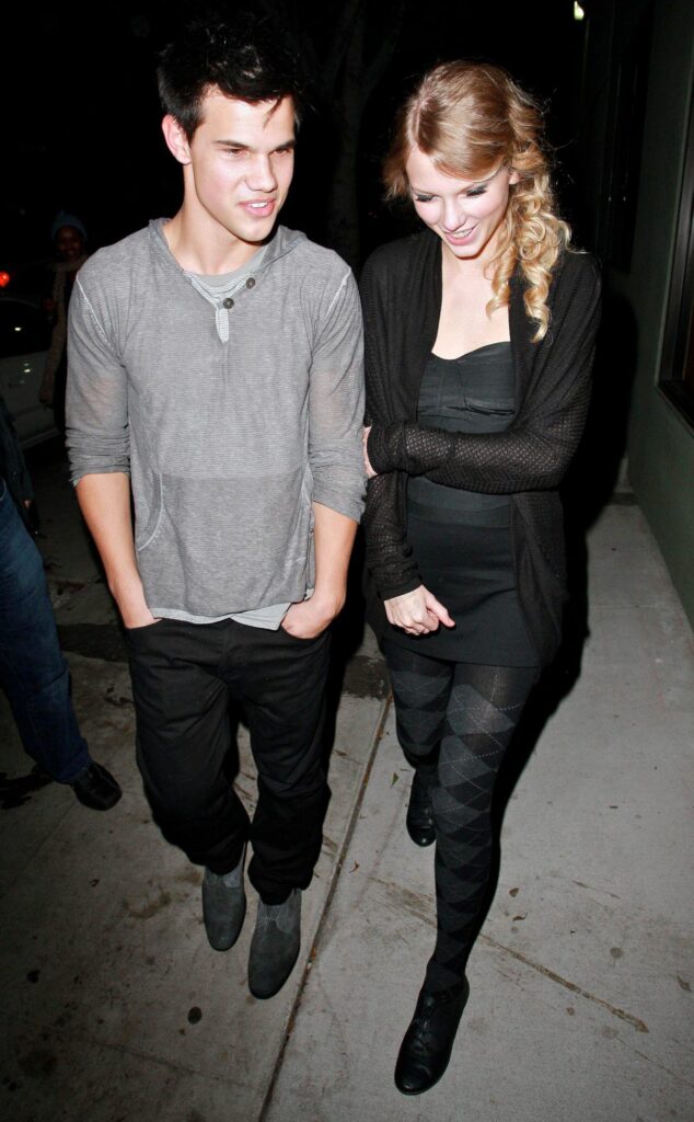 Taylor Swift with Taylor Lautner